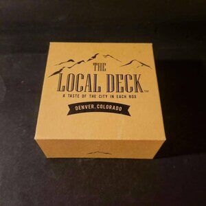 Collectable Coasters 2018 Edition of "The Local Deck" Box From Denver Colorado